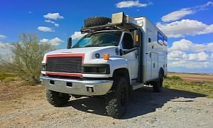 This Monstrous 4x4 Ambulance Is a Big-Budget Camper Packed With Ingenious Features