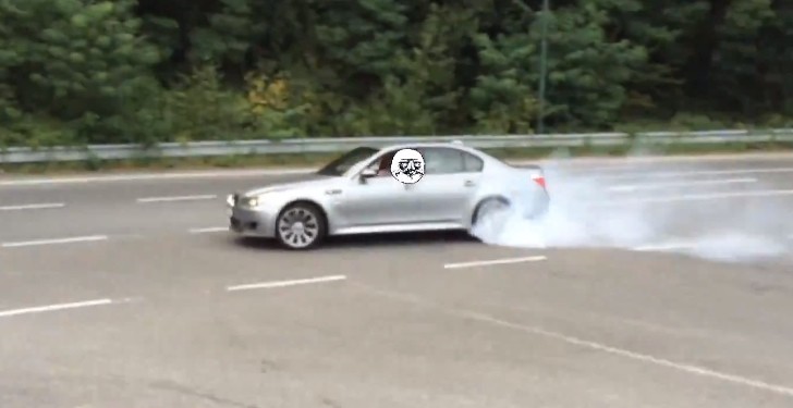 Idiot with BMW E60 m5