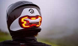 This  Motorcycle Helmet Device Promises To Make You More Visible In Traffic
