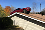 This Mustang Parking on the Roof of a House Has the Most Bizarre Explanation
