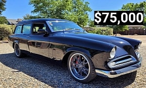 This Mustang-Powered 1953 Studebaker Commander Is a Genuine Batmobile Station Wagon