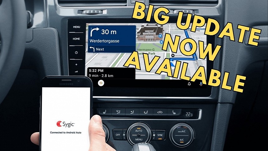 Sygic overhauls its Android Auto integration