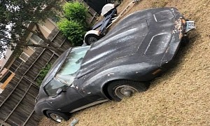 This Neglected 1977 Corvette Looks Like a Future Restomod Project, Costs $3,000