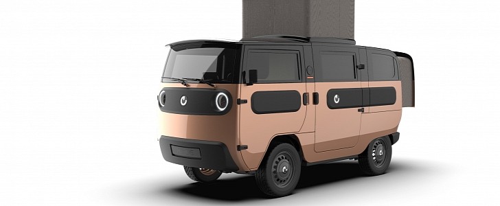 The camper is the most expensive configuration of the XBUS modular vehicle