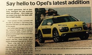 This Newspaper Thinks the Opel Karl Is a... Citroen