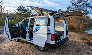 This Nissan Camper Van Has a Li-Ion Battery, but It's Not What You Think