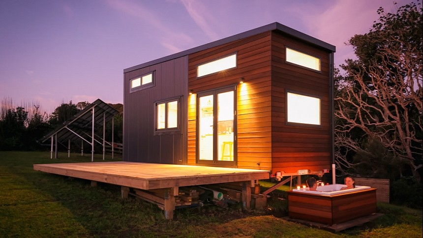 Affordable Off-Grid Tiny House Built By a Young Couple