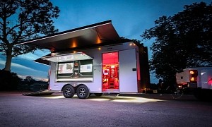 This Off-Grid Trailer Is a Stealthy Mobile Drone Command Center, Also Fully Electric