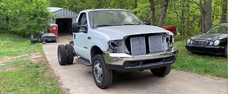 Ford F-450 EV conversion by Greg Goes Electric