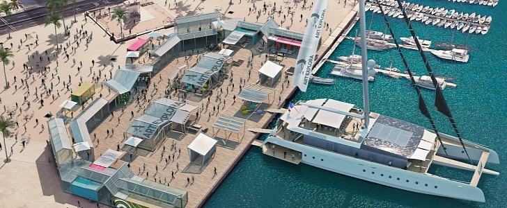 Artexplorer is currently under development, will be the world's largest catamaran