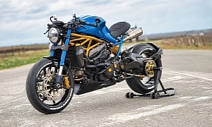 This One-Off Ducati Monster 821 From France Has Something of a Sports Car Vibe