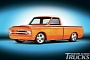 This Orange Pearl Chevrolet C10 Truck Is a True Classic