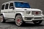 This Pearl White Satin Mercedes-AMG G 63 Is Custom-Made for an NFL Star