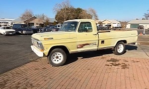 This Piece of Junk Might Turn Into a “First-Ever” Tesla-Swapped 1972 Ford F-100