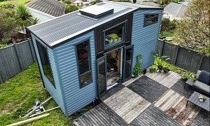 This Pocket-Size House Boasts an Artsy Interior Design, Has a Full Bath and a Loft