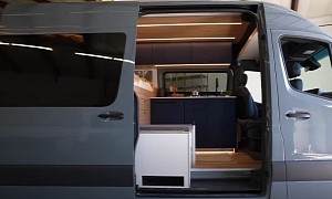 This Practical Sprinter Van Has Everything You Need for a Comfortable Stay