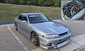 This R33 Skyline GTS Sedan With an RB26 Swap Is a US-Titled Diamond in the Rough