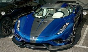 UPDATE: This Racing Driver Got Her Fourth Koenigsegg, a Blue Carbon Regera