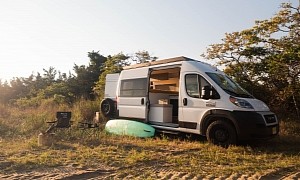 This Ram Promaster 136 High Roof Got Converted Into a Luxurious Off-Grid Campervan