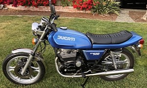 This Rare 1977 Ducati 500 GTV Aged Like Fine Wine, Rolls to The Auction Block