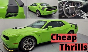 This Rare 2023 Dodge Challenger R/T Scat Pack Swinger Edition Has Almost Never Been Driven