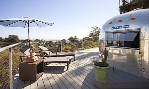 This Redesigned Vintage Airstream Sits in One of the Highest Spots in the Hollywood Hills