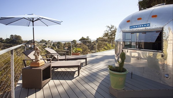 This 1969 Airstream Globetrotter is now a glamping retreat in Los Angeles