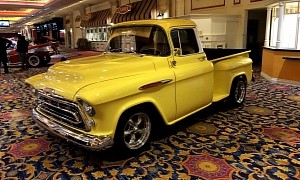 This Restomodded 1957 Chevrolet 3100 Pickup Was Previously Used as a Fire Truck
