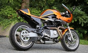This Reworked Buell M2 Cyclone Signed Up for a Session of Carbon Fiber Therapy