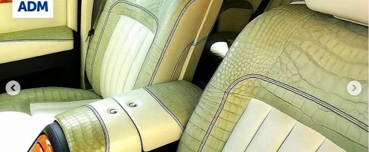 From Russia, with crocodile: Rolls-Royce Phantom with illegal leather interior seized in Italy