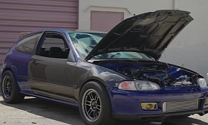 This Rowdy 1,017-HP AWD 1993 Honda Civic Hatch Is a Street Missle With an Appetite for V8s