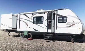 This RV Was Turned Into a Spacious Jack of All Trades Mobile Home