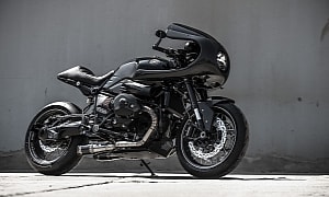 This Sinister BMW R nineT Cafe Racer Is Packed Full of Carbon Fiber Goodness