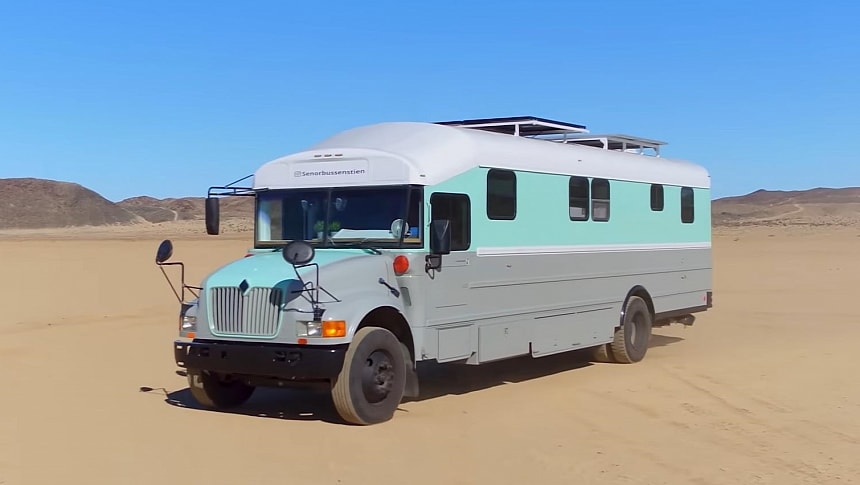 This Skoolie Cost $45K To Build, It Packs the Creature Comforts of a Conventional Home