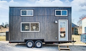 This Sleek 20-Foot Tiny Home Boasts a Well-Organized Interior With Plenty of Amenities