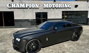 This Sleek Satin Black Rolls-Royce Wraith Belongs to NBA's Trey Lyles, It's a Beauty