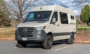This Sprinter Camper Conversion Is Like a Tiny House on the Rocks, Still Misses Features