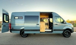 This Sprinter Camper Van Has All the Bells and Whistles for Long-Term Off-Grid Living