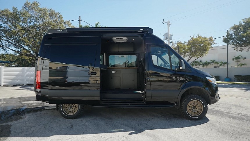 This Sprinter Is a Modern, Off-Grid-Capable Camper Designed To Accommodate K9 Units