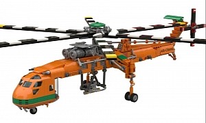 This Staff Pick 'Lego Ideas' Sikorsky S-64 Skycrane Shows What Creativity Looks Like