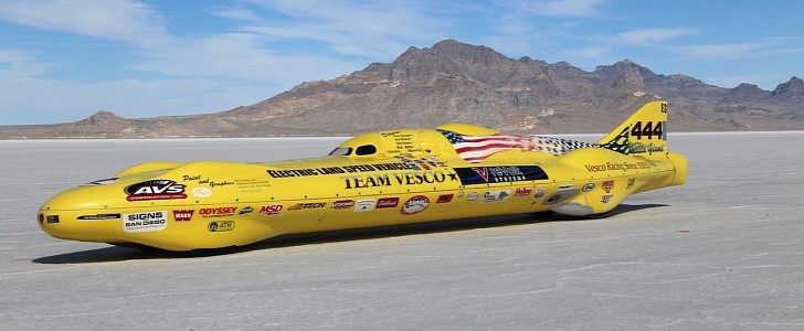 This Streamliner Broke the National Electric Record, It Now Stands at 353 MPH