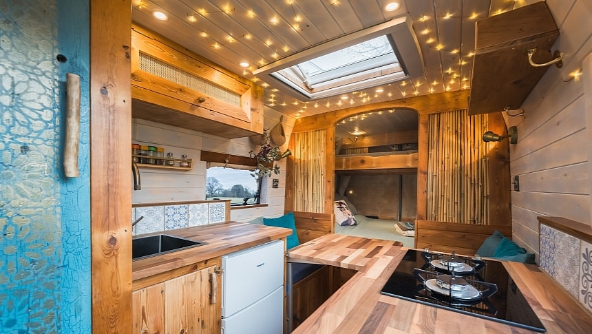 Isabella is a cabin on wheels with beach shack vibes