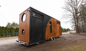 This Stylish Tiny Home With a Reverse Loft Reveals One of the Best Layouts