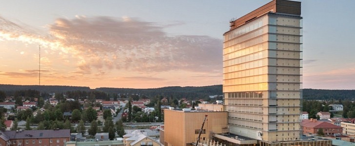 The Sara Cultural Center in Sweden is one of the world's tallest timber buildings