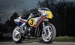This Suzuki Bandit Was Transformed Into a Tribute to 1981 Grand Prix Winner