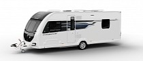 This Swift Conqueror Touring Caravan Has a Jet-Inspired Luxe Interior