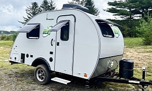 This Teardrop Camper Is One of 2024's Hottest Ones: Has a Kitchen and Bathroom Inside