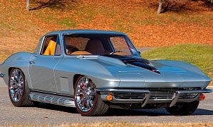 This Tilted Resto Mod Blends Several Corvettes Into One, and a Touch of Mercedes