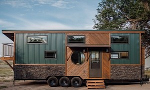 This Tiny Home Is All About Comfort and Style, Has Two Bedrooms and a Balcony