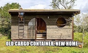 This Tiny Home Is Perhaps the Most Beautiful Cargo Container Conversion You've Seen